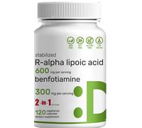 R-Alfa Lipoico 600Mg (R-ALA) Con Benfotiamina 300Mg