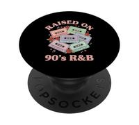 R&B - Cassetta R&B rialzata anni '90, vintage, Old School RNB PopSockets PopGrip Adesivo