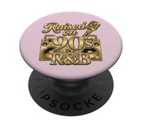 R&B - Cassetta R&B rialzata anni '90, vintage, Old School RNB PopSockets PopGrip Adesivo