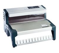 r&b Laminiersysteme GmbH 1 Rilegatrice elettrica MC320+ per spirali metalliche con passo 2:1 e 3:1, ferro, PVC, Gomma, grigio