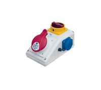 B.325/1/01 Distributore IP44 da incasso ABS filettatura: PG21 PAWBOL
