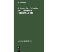 R Brauns Karl F Chudoba Allgemeine Mineralogie (Copertina rigida)