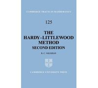 R. C. Vaughan The Hardy-Littlewood Method (Copertina rigida)