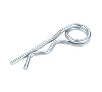 R clip in acciaio inossidabile, 20/10/5/2/1 pz. Perni di fissaggio a doppio anello in acciaio, clip a doppia spirale R, perni di fissaggio for rimorchio, passeggino, barca da carico(7x150mm 1pcs)