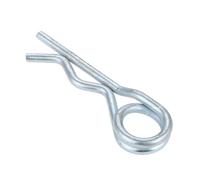 R clip in acciaio inossidabile, 20/10/5/2/1 pz. Perni di fissaggio a doppio anello in acciaio, clip a doppia spirale R, perni di fissaggio for rimorchio, passeggino, barca da carico(8x160mm 1pcs)