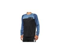 100% R-Core Maglia da bicicletta, nero-blu, taglia XL per maschi
