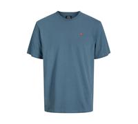 R.D.D. ROYAL DENIM DIVISION Maglietta 'RDDROAD' blu ciano / rosso Uomo R.D.D. ROYAL DENIM DIVISION L blu ciano / rosso