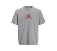 R.d.d. royal denim division Rddadam Crew Neck Tee S/S, Grigio Gelo, M Uomo