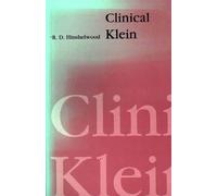 R. D. Hinshelwood Clinical Klein (Tascabile)