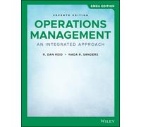R. Dan Reid Nada R. Sanders Operations Management (Tascabile)