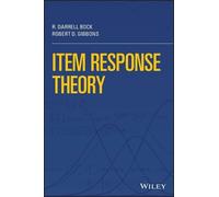 R. Darrell Bock Robert D. Gibbons Item Response Theory (Copertina rigida)