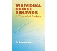 R Duncan Luce Individual Choice Behavior (Tascabile) Dover Books on Mathematics