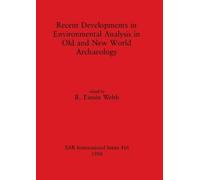 R. Esmée Webb Recent Developments in Environmental Analysis in Old a (Tascabile)
