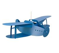 R. et M. Coudert - Plafonnier - Suspension Avion biplan bleu