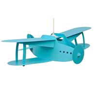 R. Et M. Coudert - Plafonnier - Suspension Avion Biplan Bleu Ciel
