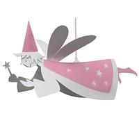 R. et M. Coudert - Plafonnier - Suspension Fée blanc/rose, bianco
