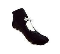 R-Evenge CALZA BABETTE BALLERINA/PARIGINA ANTISCIVOLO E ANTIBATTERICA PER DANZA, SPA, CASA E TEMPO LIBERO (ROSA-PARIGINA)