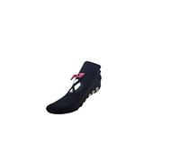 R-Evenge CALZA BABETTE BALLERINA/PARIGINA ANTISCIVOLO E ANTIBATTERICA PER DANZA, SPA, CASA E TEMPO LIBERO (NERO-BALLERINA)