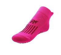 R-EVENGE CALZA GYM KIDS GINNASTICA, PALESTRA, ASILO, CASA CON SUOLA ANTISCIVOLO E ANTIBATTERICA (FUCSIA, M 30-34)