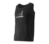 R-EVENGE Canotta Unisex Fitness Running Cardio Nera (XL)