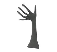 R&F srls ESPOSITORE Mano Lunga Nera Porta Anelli in RESINAR&F