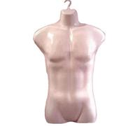 R&F srls MANICHINO APPENDIBILE Uomo Bianco ESPOSITORE vetrina Esposizione Negozio