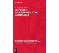 R Fischer H Walther E Eichler K Hen Leipziger Namenkundliche (Copertina rigida)