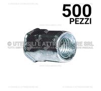 R&G 500 pezzi Rivit FREP - Rivsert Fe semiesag.8,8mm f.9,0 ss0,5 - 3,0 M6/030