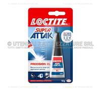 R&G ADESIVO COLLA CIANOACRILICA SUPER ATTACK PRECISION XL LOCTITE 10g con BECCUC