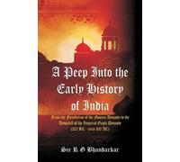 R G Bhandarkar A Peep Into the Early History of India (Tascabile)