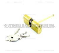 R&G CILINDRO CISA OVALE DOPPIO CILINDRO in OTTONE con CAMMA CENTRATA e SPOSTATA