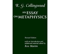 R. G. Collingwood An Essay on Metaphysics (Copertina rigida)