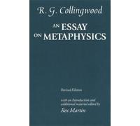 R. G. Collingwood An Essay on Metaphysics (Tascabile)