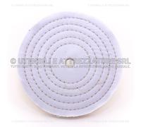 R&G DISCO RUOTA in COTONE CUCITO TRAPUNTATO per LUCIDATURA di ACCIAIO INOX OTTON
