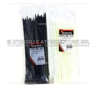 R&G FASCETTE STANDARD NYLON per CABLAGGIO FISSAGGIO FILI CAVI CONFEZIONE 100 Pz.