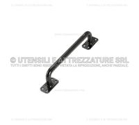 R&G MANIGLIONE DIRITTO DRITTO VERNICIATO NERO COMBIARIALDO 360 per PORTA PORTONE