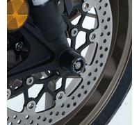 Spedizione Gratuita R&G Racing Fork Guard Nera Honda CB650R Per Moto Ricambi