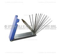 R&G SERIE SET 13 ALESATORI per PULIZIA FORI UGELLI da 0,45 a 1,7 mm + LAMA ZIGRI