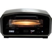 R.G.V. Forno Elettrico per Pizza con Termostato fino a 450 °C con Piatto Rotante Interno colore Argento - 111370 Vulcano