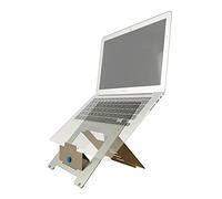 R-Go Riser Attachable - Supporto per computer portatile regolabile e leggero, 5 altezze regolabili, posizione di lavoro verticale, ergonomico extra, scrivania pieghevole