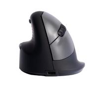 MOUSE ERGONOMICO R-GO TOOLS RGOHEWLL, Tasti: 5, RF senza fili, forma ergonomica, Bluetooth, Collegamento RF Wireless, Scrolling a Rotella, Risoluzione max 2400 dpi, forma ergonomica, Nero