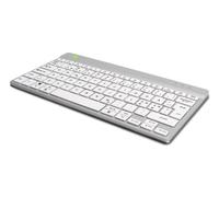 R-Go Tools Compact Break W128444820 - Tastiera ergonomica QWERTY (ND), Bluetooth, colore: Bianco