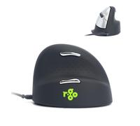 Mouse verticale per destrorsi R-GO Tools laser nero 165-195 mm con cavo - R01087 RGOHE