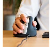 R-Go Tools HE Mouse, mouse ergonomico, Medio (165-195mm), destrorso, cablata [RGOHE]