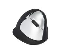 R-Go Tools R-Go - Mouse (RF Wireless, Nero, Argento, batterie, mano destra, agli ioni di litio, di plastica)