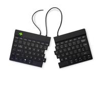 R-Go Tools R-Go Split Tastiera Ergonomico, QWERTY [UK], nero, cablata (R-Go Spli