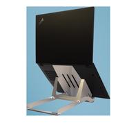 R-GO TOOLS supporto laptop R-Go Riser Basic pieghevole in alluminio argento