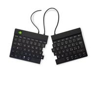 R-Go Tools R-Go Split Tastiera Ergonomico, QWERTY (IT), nero, cablata