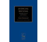 R Grant Hammond Judicial Recusal (Copertina rigida)