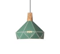 R Industrial, Lampada a Sospensione a Testa Singola E27, Paralume in Metallo colorato, Lampada da soffitto, apparecchi di Illuminazione Decorativi da soffitto per Bar e Isole da cu